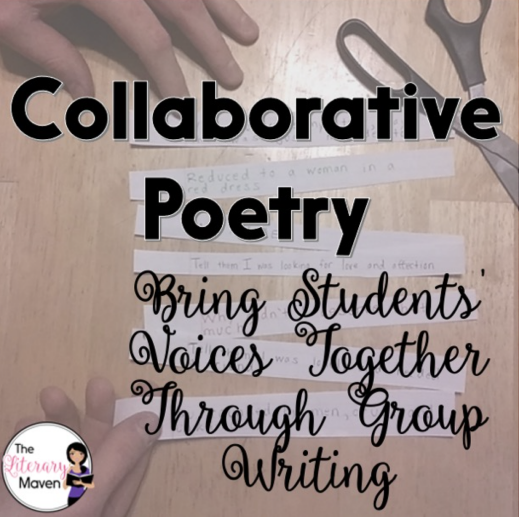 The Literary Maven offers a lesson plan for collaborative poetry, perfect for National Poetry Month! 