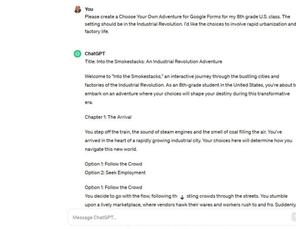 Make "Choose Your Own Adventure" Stories with Google Forms and AI ...