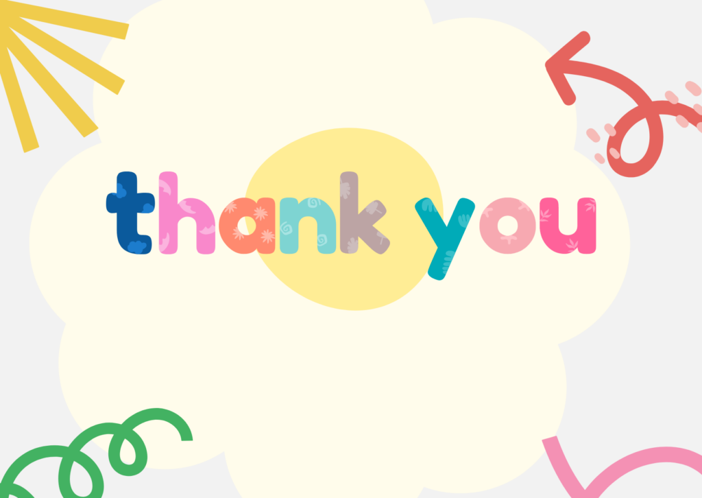 Image of a thank you card.