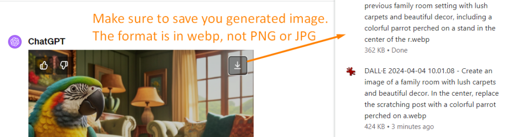 How to save your DALL-E generated images