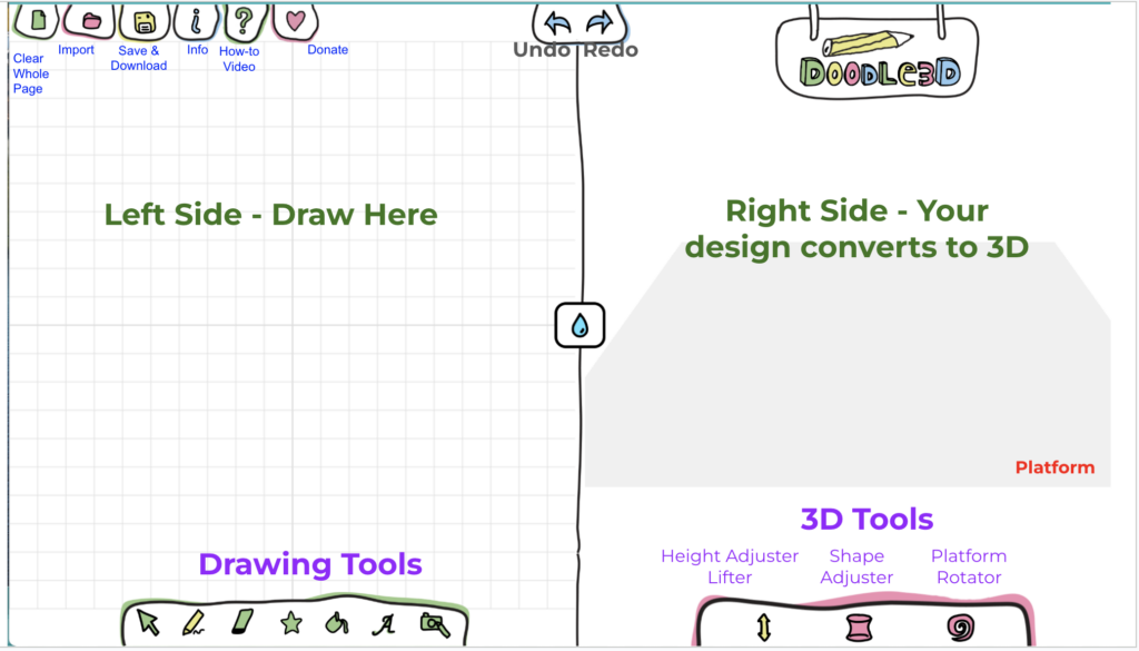 Doodle3D Platform with Labeled Tools
