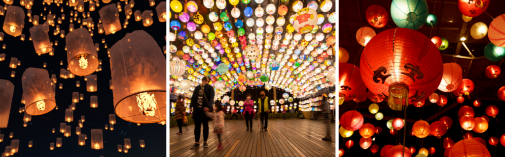 Lantern festival in Philippines 