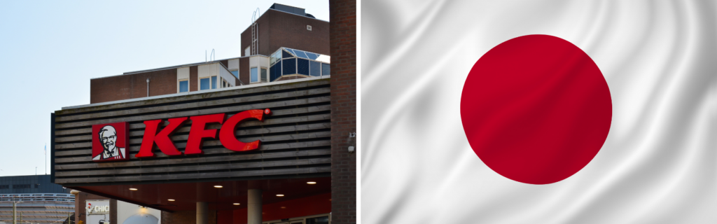 KFC in Japan is a holiday tradition.