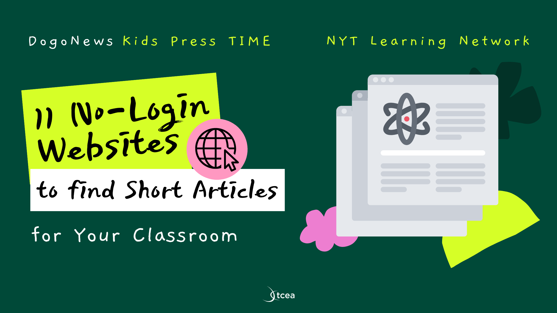 11 No-Login Websites to Find Short Articles for Your Classroom Feature image