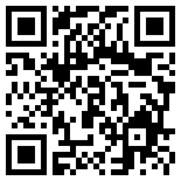 A black-and-white QR code taking you to the cell phone policy template