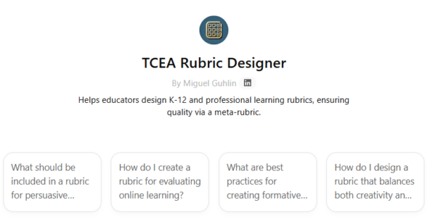 Revolutionizing Rubric Creation with AI – TCEA TechNotes Blog