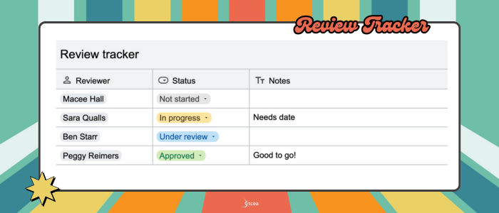 Google Docs Review Tracker