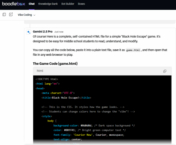 Vibe Coding: An AI Trek, Part Two – TCEA TechNotes Blog